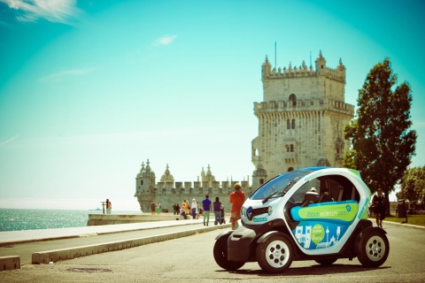 Lisboa: tour de descubrimiento de autos eléctricos y audioguía GPS