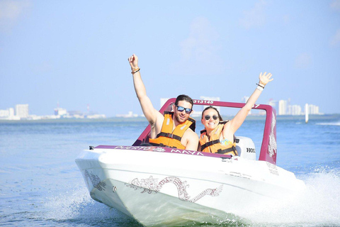 From Cancun: Speedboat & Snorkel Adventure