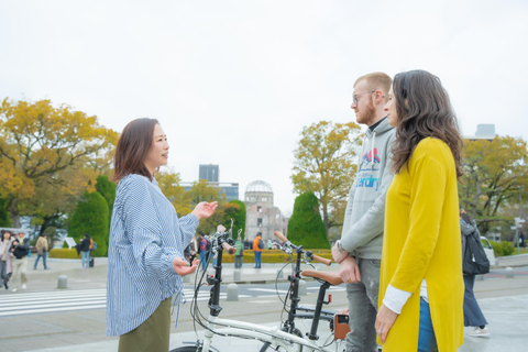 Hiroshima: Fredscykeltur med lokal guide