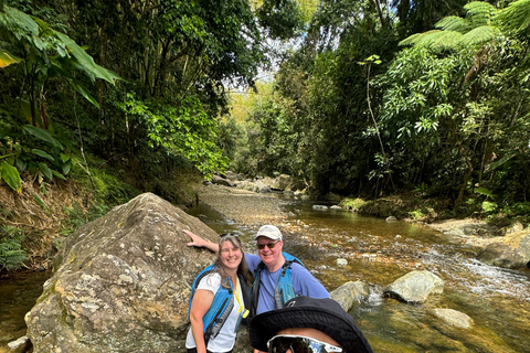 San Juan : Aventure sur le toboggan aquatique d'El Yunque avec transport