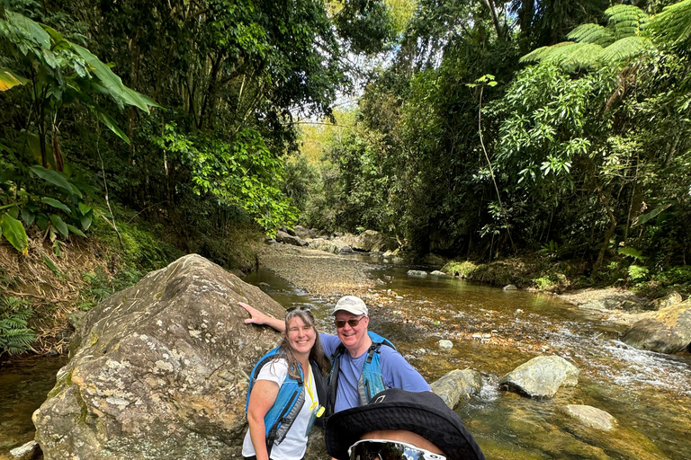 San Juan : Aventure sur le toboggan aquatique d'El Yunque avec transport