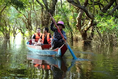 Siem Reap: Visita guiada à aldeia flutuante de Kompong Phluk