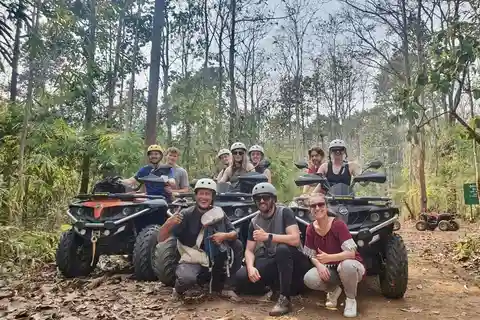 Chiang Mai: ATV, White Water Raft, & Sticky Waterfall Tour