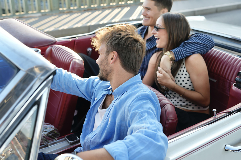 Paris: Vintage Mustang Tour & Local Guide with Hotel Pickup Paris Highlights | 1-Hour Mustang Express Tour