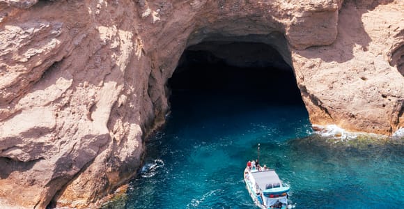 Ibiza: Sea Caves and Snorkeling Cruise with Drinks & Tapas