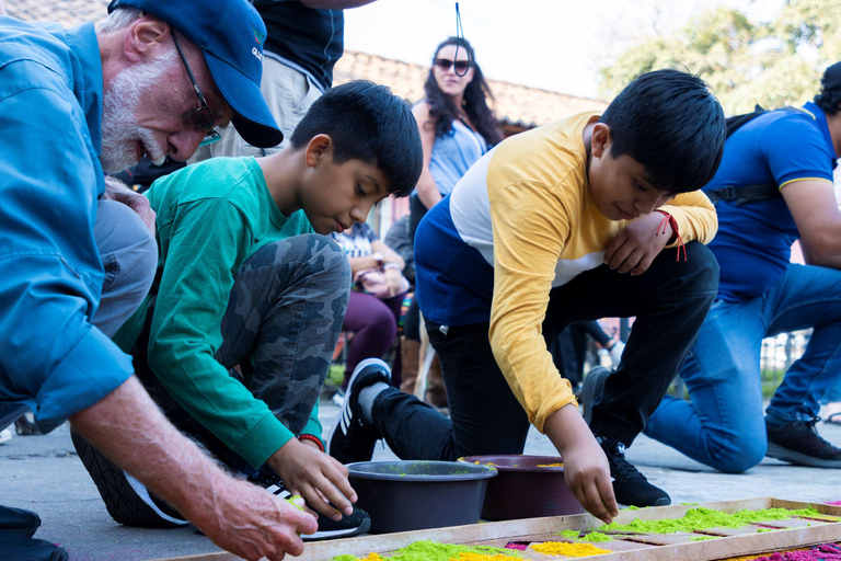 Antigua: Sawdust Carpet Workshop Exclusive Holy Tuesday Sawdust Carpet Workshop