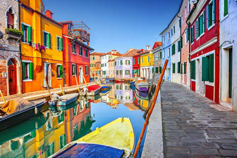 Ilhas de Veneza: Visita guiada ao vidro de Murano e às cores de Burano