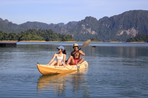 Z Khao Lak: Khao Sok i Cheow Lan Lake Tour z kajakiem