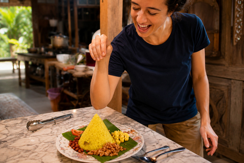 Yogyakarta: Local Market Tour & Mountain Cooking Class Hotel Pickup (Afternoon Sunset Class & Dinner)
