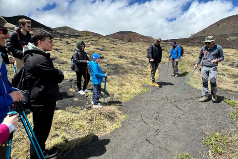 Catania: Excursión a pie por el Etna 2000 m y las Gargantas de Alcántara, recogida