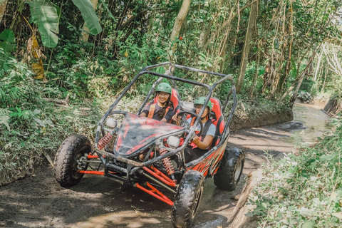 Ubud: 5-Terrain Buggy Adventure with Cave, River & Lunch Single Buggy: 1 Person per Buggy