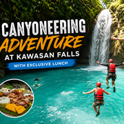CEBU:Canyoneering Advnture at KawasanFalls w Exclusive Lunch
