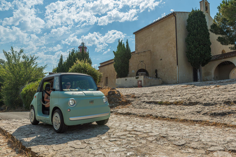 Antibes: Tour in a 100% electric Fiat Topolino 1-hour Discovery Tour in a Fiat Topolino
