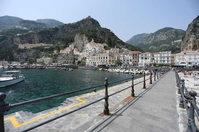 Depuis Rome : Excursion d'une journée à Amalfi et au parc archéologique de Pompéi