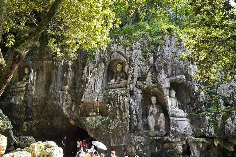 Hangzhou: Private Car Tour to Temple, Tea Village & Canal