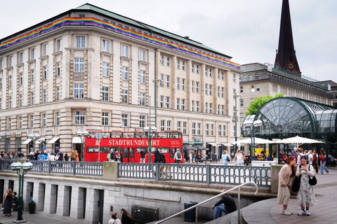 Hamburg: Hop-On Hop-Off Bus with Alster Cruise