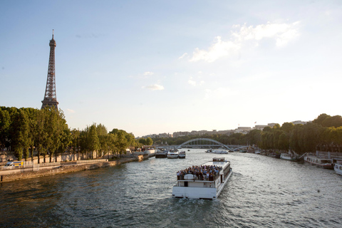 Paris : visite nocturne à vélo et croisière sur la SeineParis : visite nocturne à vélo et croisière en anglais