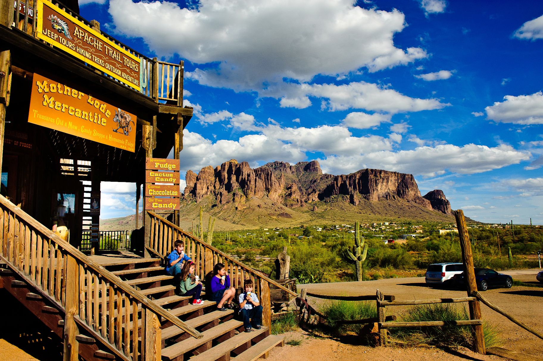 Apache Trail mit Dolly Steamboat: Tagestour