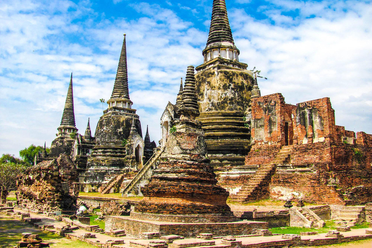 Desde Bangkok: excursión de un día en grupo pequeño al parque histórico de AyutthayaTour privado en inglés con recogida en el hotel