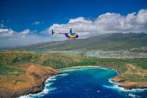 Oahu: Helicopter Tour with Doors On or Off Doors On Shared Tour