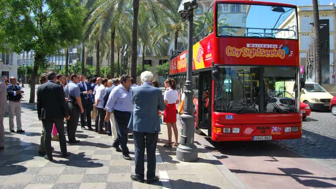 jerez de la frontera hopon hopoff bus tour 24hour ticket
