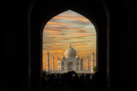 Agra: Sunrise of the Tajmahal with Skip-The-Line & Mausoleum Main Mausoleum Entry with Pre-Approved Ticket