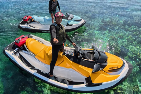 Da Lombok: snorkeling alle 3 Gilis e moto d'acqua a SenggigiDa Lombok: snorkeling e moto d'acqua a Senggigi