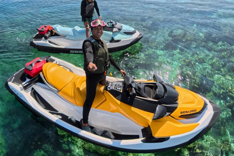 Da Lombok: snorkeling alle 3 Gilis e moto d'acqua a SenggigiDa Lombok: snorkeling e moto d'acqua a Senggigi