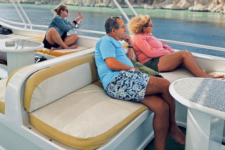 Sharm: Small Group White Island & Ras Mohammed Boat Cruise Small Group White Island & Transfer, without Snorkel Gear