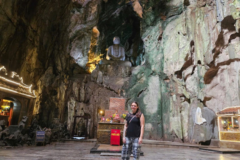 Da Nang Marble Mountain, Dragon Bridge, Beach Motorbike Tour