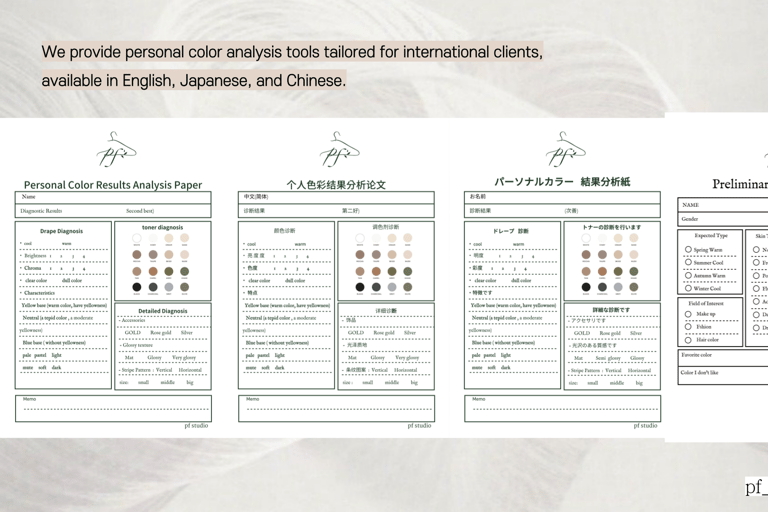 Análisis Personal de Color de BusanAnálisis básico