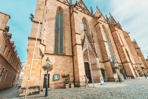 Osnabrück: Passeggiata espressa con un abitante del luogoOsnabrück: 90 minuti a piedi con un abitante del luogo