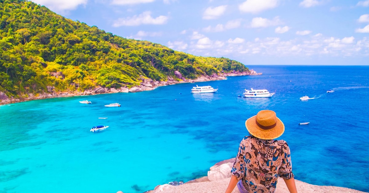 Phuket & Khaolak: całodniowa wycieczka łodzią motorową na wyspy Similan ...