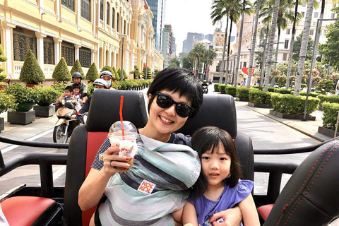 Saigon Half day by Jeep: City Landmarks & Local Life