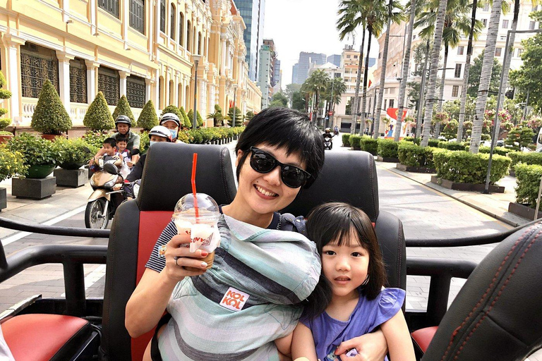 Saigon Half day by Jeep: City Landmarks & Local Life