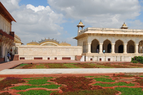 Depuis Delhi : visite du Taj Mahal, du fort d'Agra et de Baby TajExcursion avec guide touristique + voiture à courant alternatif uniquement