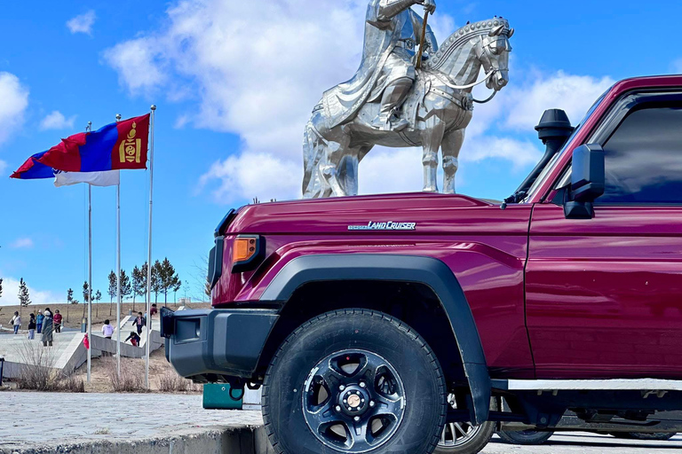 Genghis Khan Statue/Terelj Park nomadic family visit