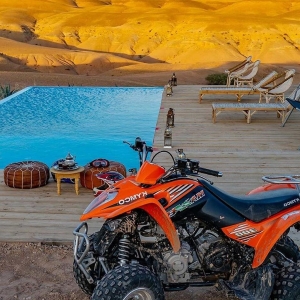 From Marrakech: Quad Biking in the Agafay Desert with Lunch