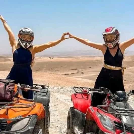 Marrakech Quad bike Ride, Dinner and Show, Sunset in Desert GetYourGuide