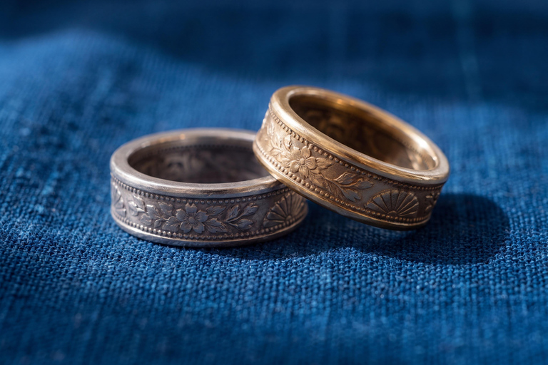 Osaka: Vintage Coin Ring Making Workshop in Namba