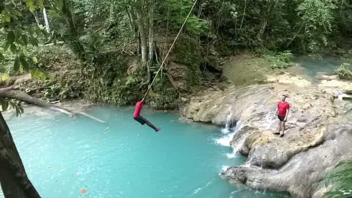 blue hole rainforest adventure