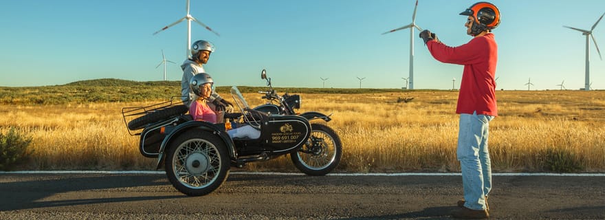 Île de Madère : visite de 3 heures en side-car sur les anciennes routes
