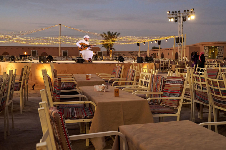 Dubai:Desert Safari,Entertainment Show and Dinner Experience Tour With Premium Seating and Premium Gourmet Buffet