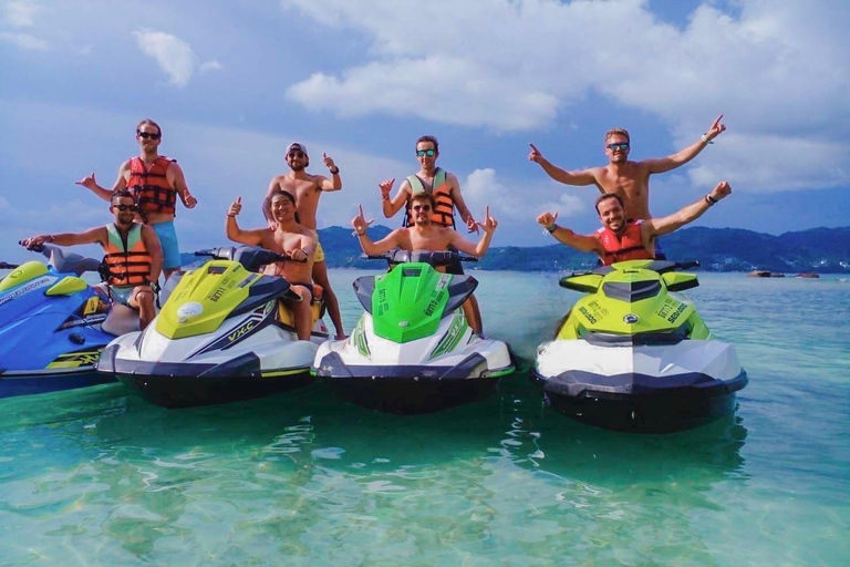 Phuket: Jet Ski Tour Patong Beach with 9 Check-in Points Have fun with a trip to 9 check-in points on Phuket Island.