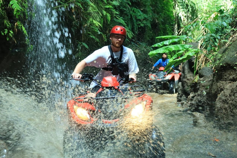 Ubud: Quad ATV Gorilla Cave, Legong Tunnel & Mud Adventure Single ATV - 50 Minutes (Meeting Point)