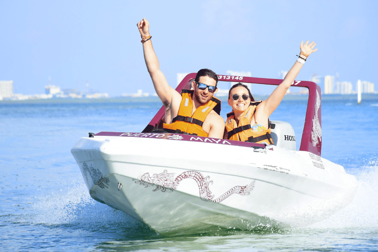 Cancun: Mayan Jungle Tour with Speedboat & Snacks Cancun: Mayan Jungle Tour with Speedboat & Snack w/ Transfer