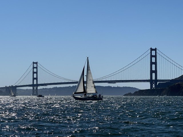 2 Stunden - INTERAKTIVES Segelerlebnis in der Bucht von San Francisco