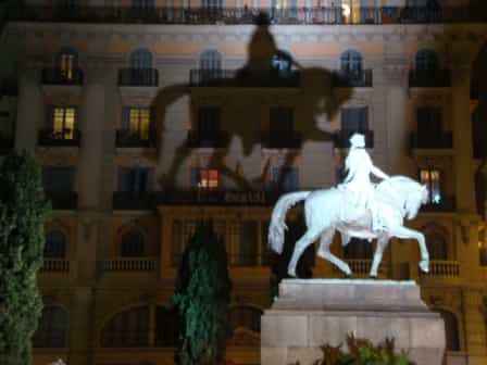 barcelona city ghost tour in german