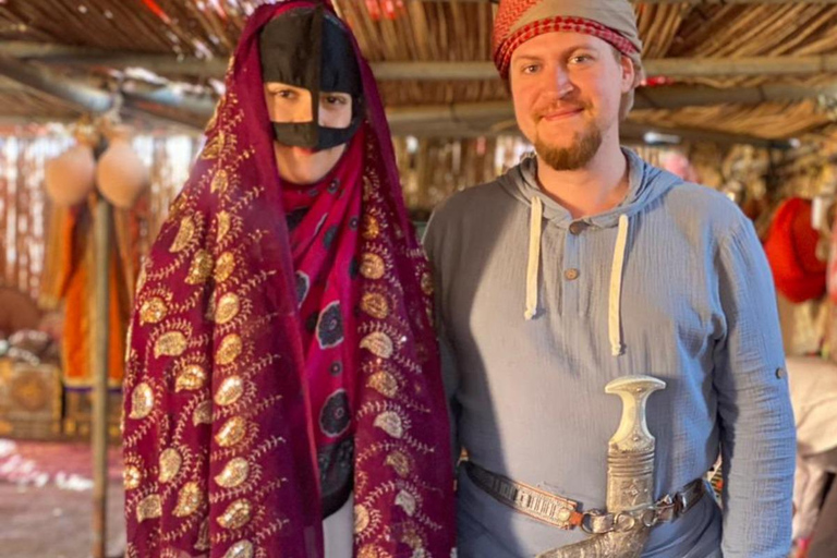 Shared Wahiba Desert Tour with Wadi, Cave, Bedouin & Sunset