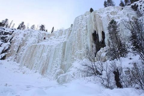 Rovaniemi: Korouoma Canyon &amp; Frozen Waterfalls Tour with BBQ